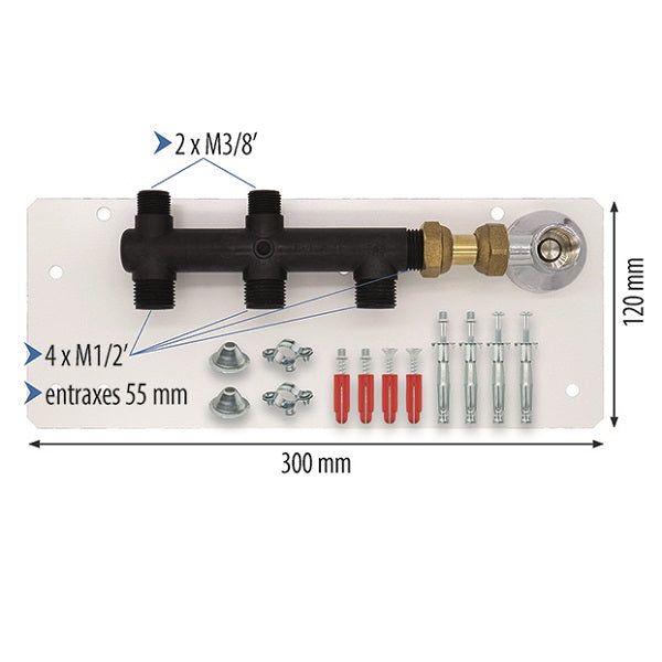 Dimension Kit Alimentation en Eau Cuisine