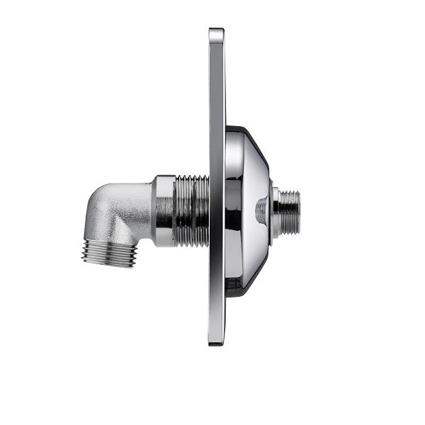 Platine sortie de cloison simple WC