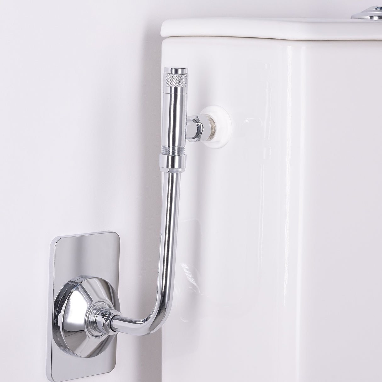 Platine sortie de cloison simple WC