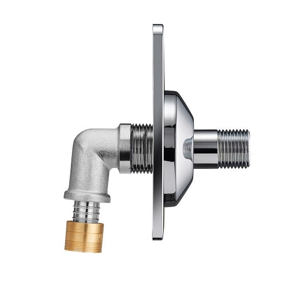 Platine sortie de cloison PER à glissement chauffage