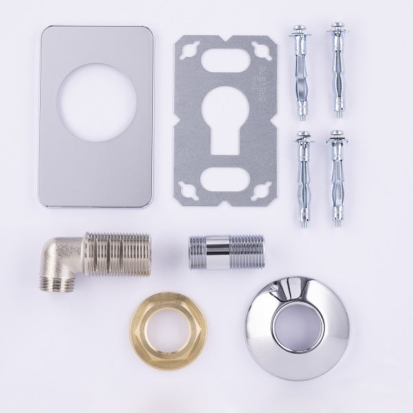 Platine sortie de cloison universel chauffage décomposition