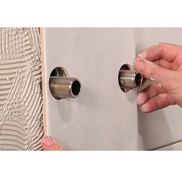 Installation de la platine de douche