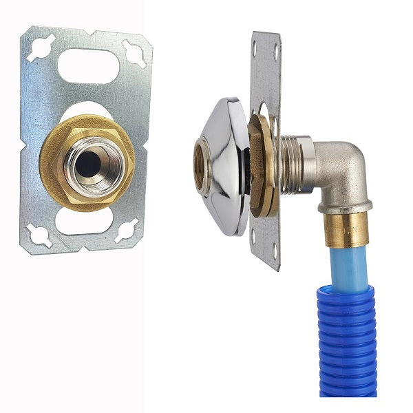 Platine sortie de cloison simple PER à glissement