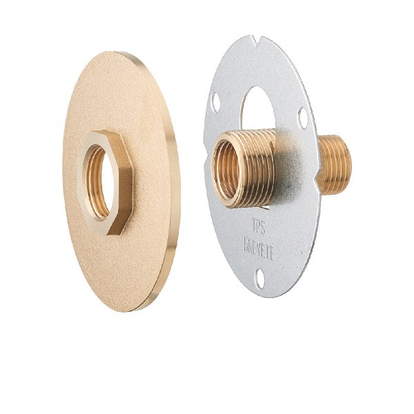 Platine sortie de cloison robinet de jardin