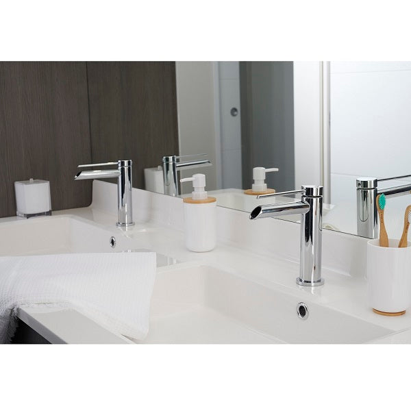 Mitigeur lavabo bec cascade RIOJA ambiance