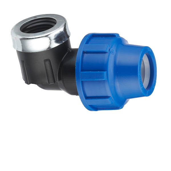 Raccord PE plast coude femelle