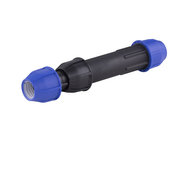 Manchon de réparation telescopique pour tuyau PE