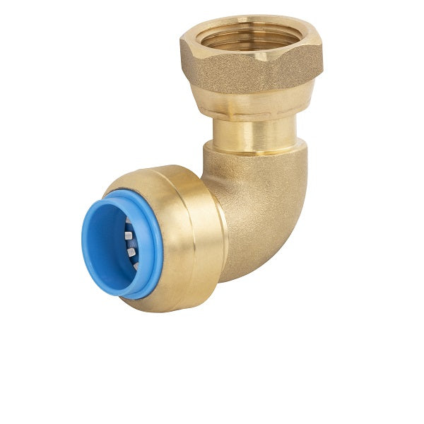 Raccord coude tout push