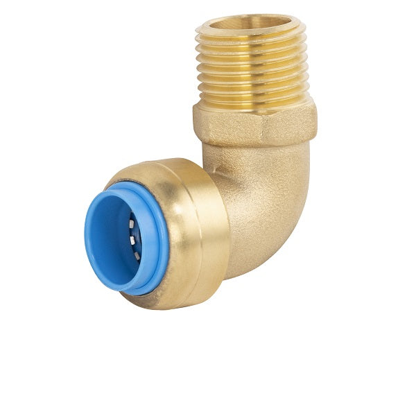 Raccord tout push coude