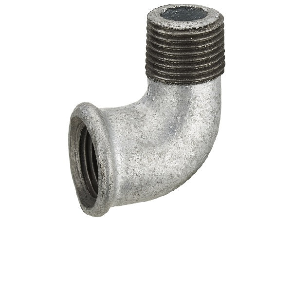 Raccord galva coude mâle femelle