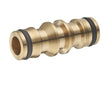Raccord laiton arrosage double automatique