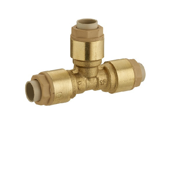 Raccord push-fit té égal