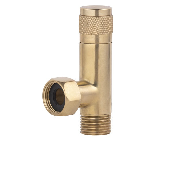 Robinet de WC Déco Laiton Brut