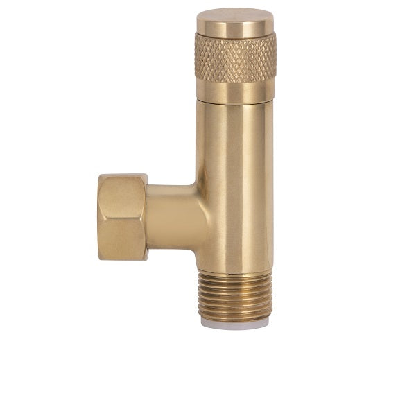 Robinet de WC Déco Laiton Brut