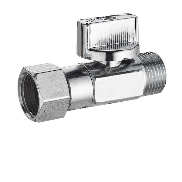 Robinet WC Droit Chromé Quart de Tour