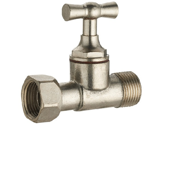 Robinet WC Droit Nickelé