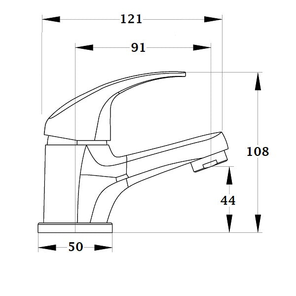 Mitigeur de lavabo SIESTA dimensions