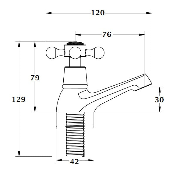 Robinet lave mains FEDLEEN dimensions