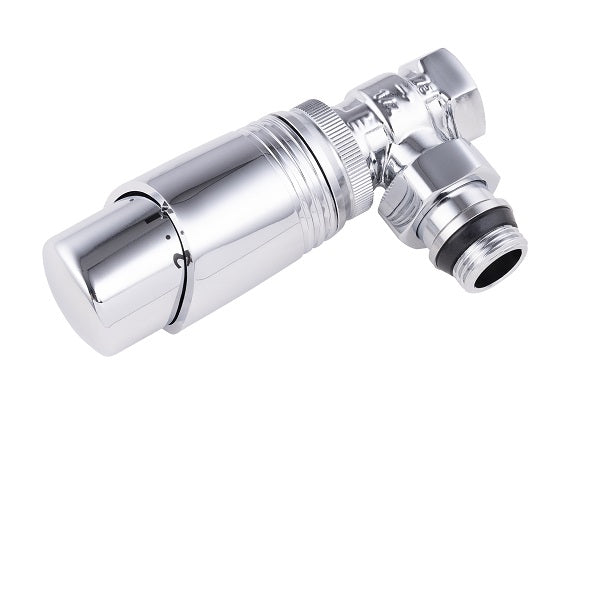Robinet thermostatique chrome pour radiateur