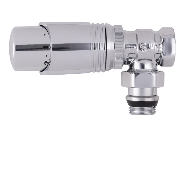 Robinet thermostatique chrome pour radiateur