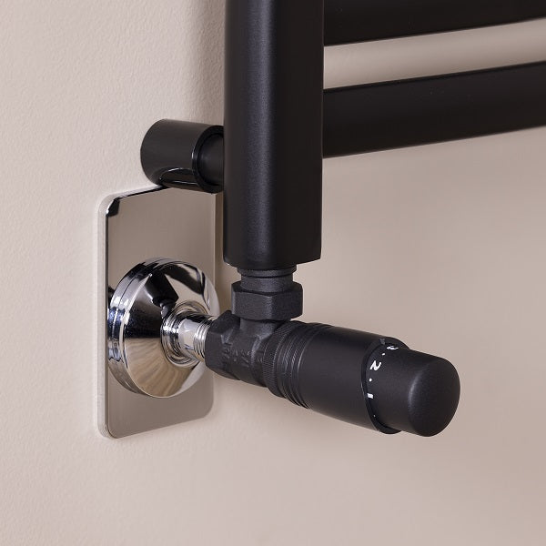 Kit Complet Chauffage Thermostatique Noir installé