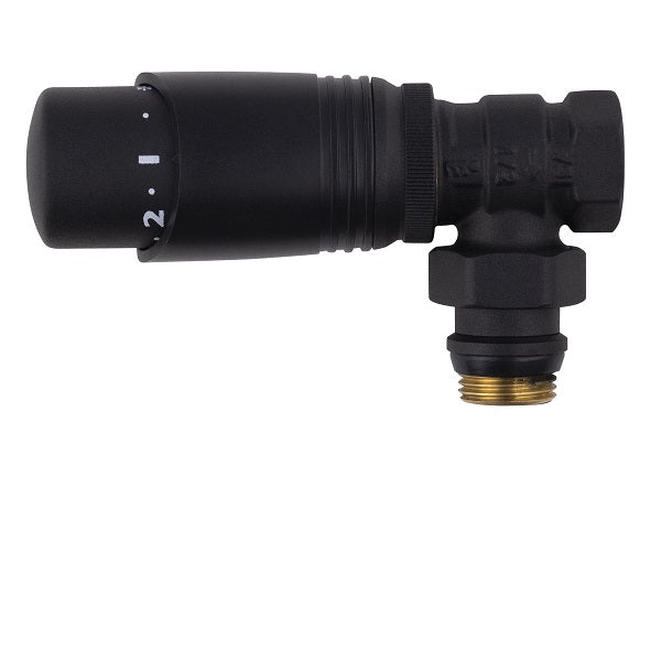 Robinet Thermostatique Noir de Radiateur