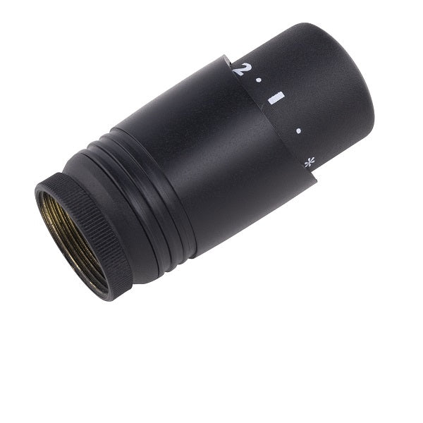 Tête de Radiateur Thermostatique Noire