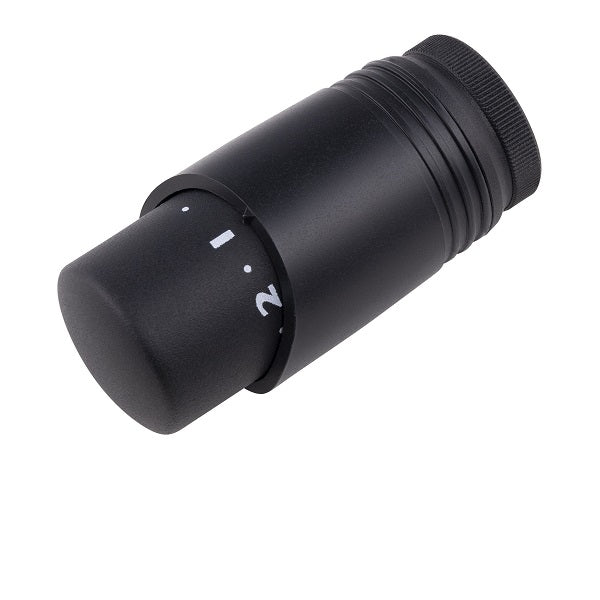 Tête de Radiateur Thermostatique Noire