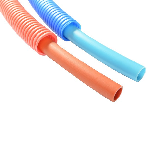 Tube PER Gainé Bleu et rouge