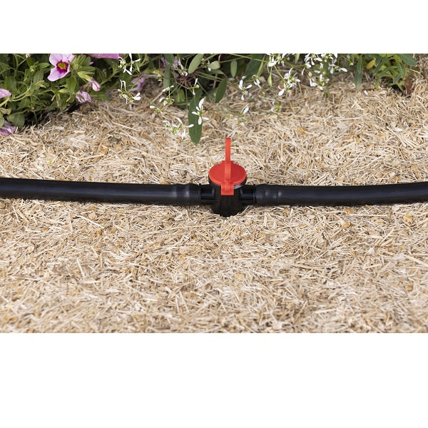 Vanne goutte à goutte cannelée installation