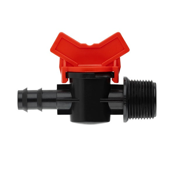 Vanne goutte à goutte cannelée - mâle