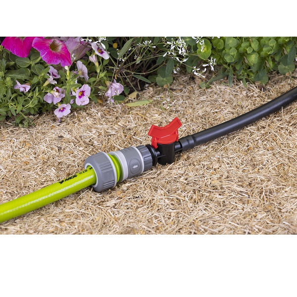 Vanne goutte à goutte cannelée - mâle installation