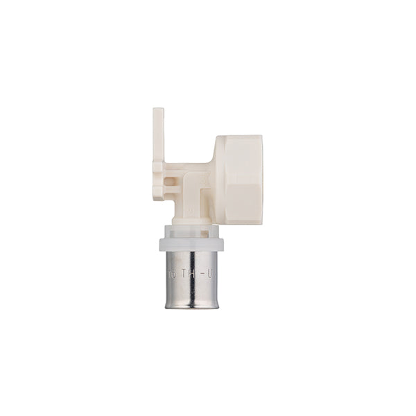 Raccord PPSU multicouche à sertir coude applique femelle