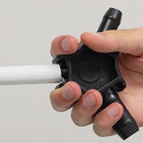Coffret Pince à sertir compact - ébavureur - coupe-tube