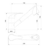 Mitigeur cuisine avec douchette extractible