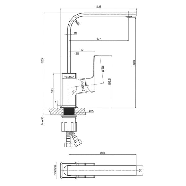 Mitigeur évier cuisine
