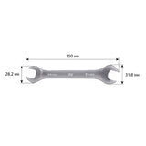 Clé plate double 14x15 mm