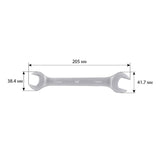 Clé plate double 20x21 mm