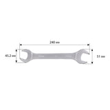 Clé plate double 24x26 mm