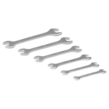 Jeu de 6 clés plates 10 à 21 mm
