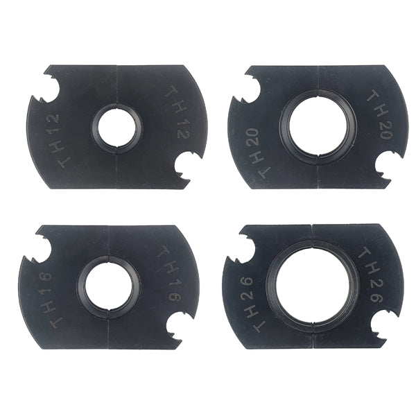 Inserts profil V Ø12-16-20-26 pour pince à sertir manuelle tête rotative