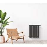 Radiateur horizontal anthracite NYTIA