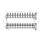 Collecteur inox plancher chauffant