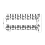 Collecteur inox plancher chauffant