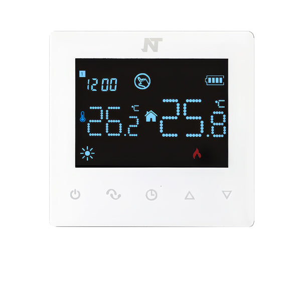 Thermostat digital sans fil pour plancher chauffant / rafraichissant