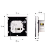 Thermostat digital filaire connecté pour plancher chauffant rafraichissant