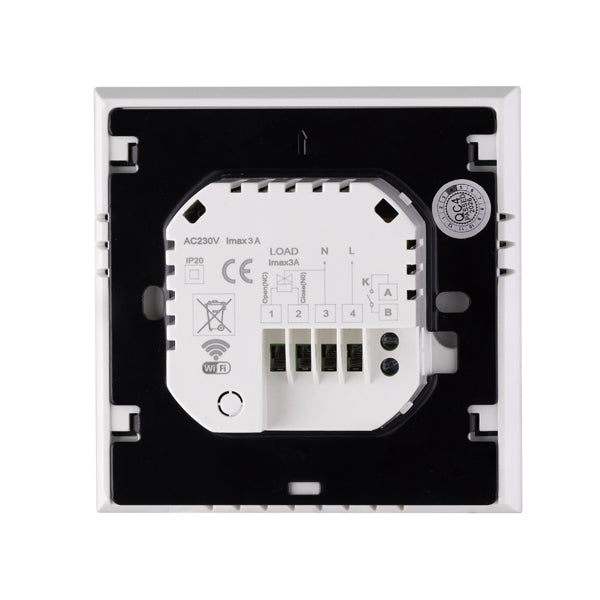 Thermostat digital filaire connecté pour plancher chauffant rafraichissant