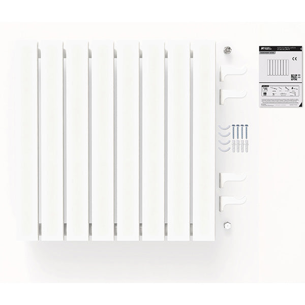 Radiateur horizontal blanc NYTIA