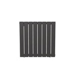 Radiateur horizontal anthracite NYTIA