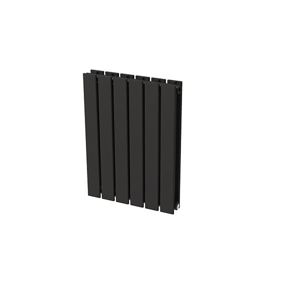 Radiateur horizontal double noir NYTIA